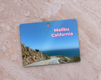 Malibu, California Road Metal Ornament