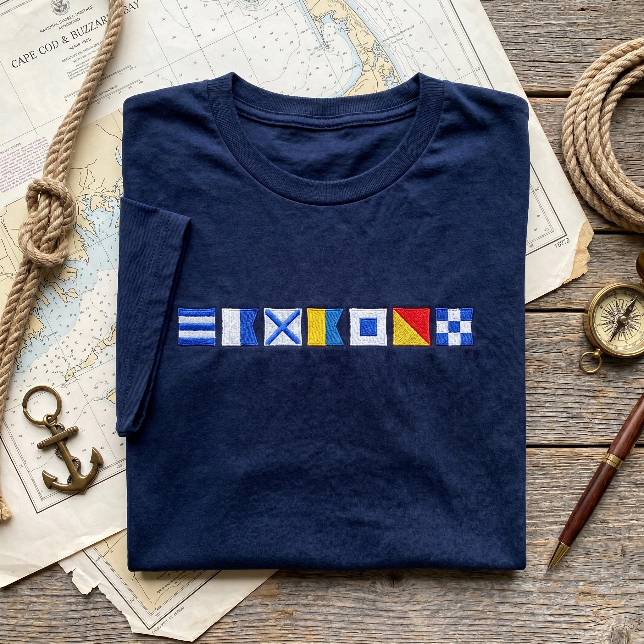 Nautical Flags T Shirt - Etsy