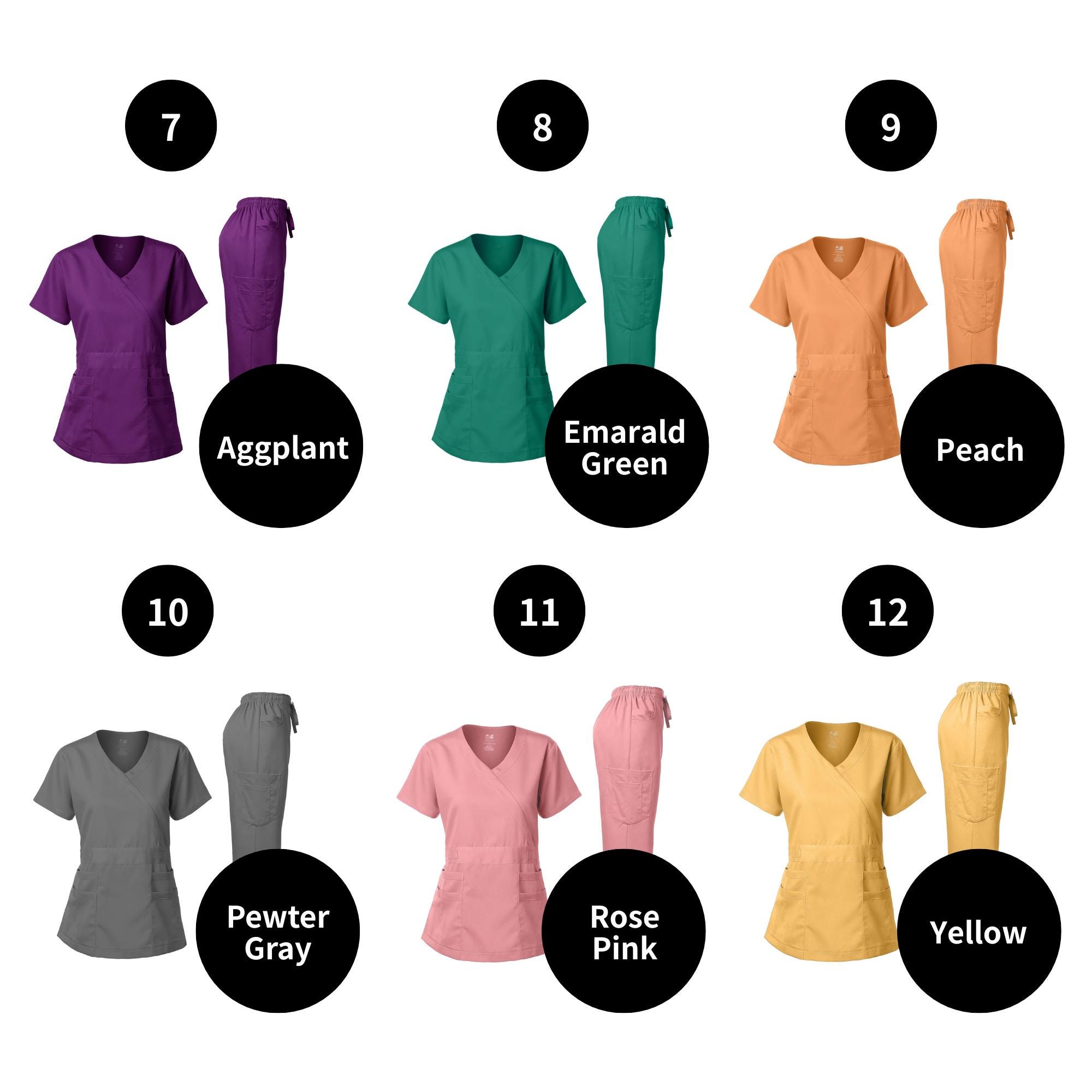 Custom Scrub Set With Logo | Personalized Medical Scrubs Set | Custom ...