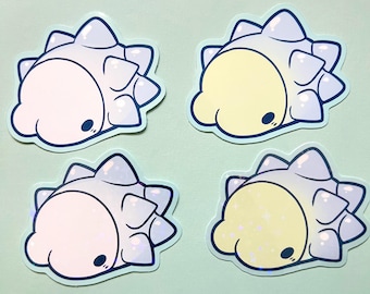 Snom Die Cut Sticker || Optional Holographic and Shiny Versions
