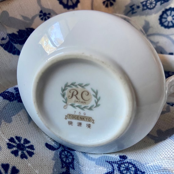 ヴィンテージ 桃源郷 クリーマー ピッチャー ノリタケ RC 759 JAPAN