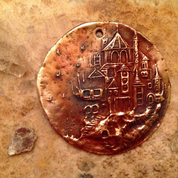 Bronze Lost City Pendant