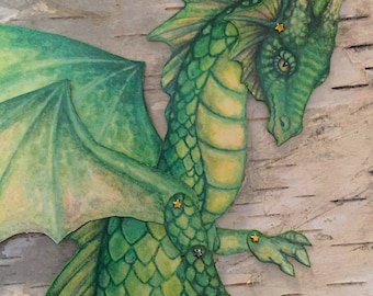Dragon Jointed/Articulated Paper Doll Kit