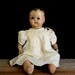 vintage creepy/spooky doll composition head rocker eyes image 1