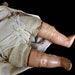 vintage creepy/spooky doll composition head rocker eyes image 6