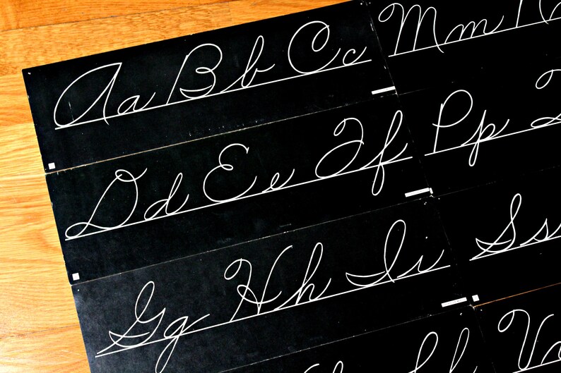 Palmer Cursive Alphabet Chart