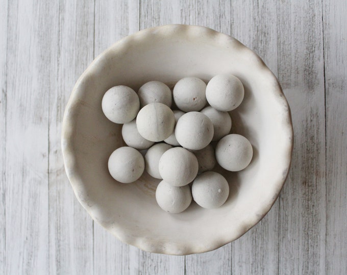 16 Vintage Reclaimed Stone Balls Limestone Water Filtration Etsy