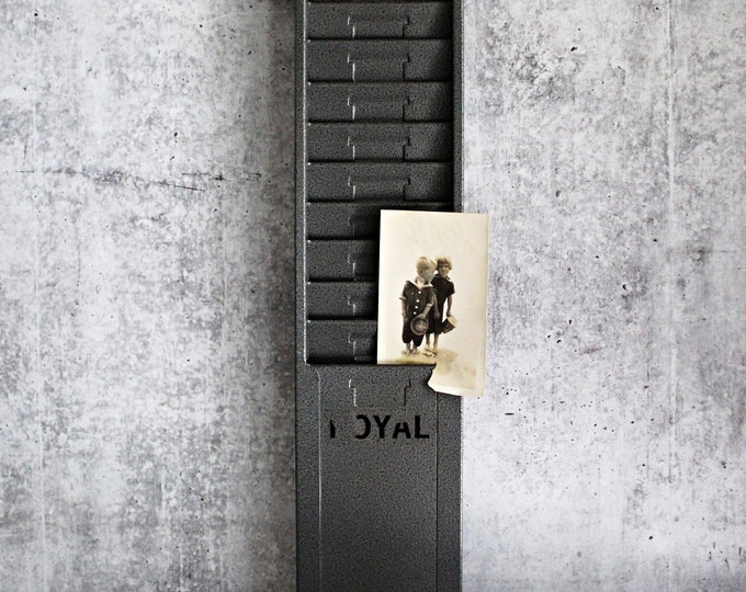 Vintage Royal Time Clock Card Holderindustrial Decor, Card Holder, 12