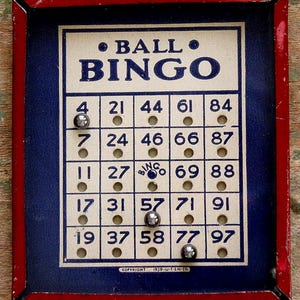 アンティークアメリカンビンゴゲーム Antique Bingo Game - Etsy