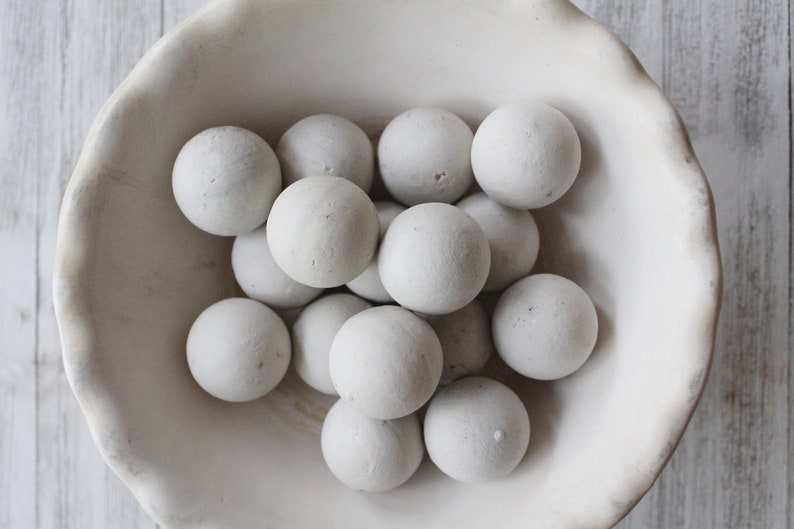 16 Vintage Reclaimed Stone Balls Limestone Water Filtration Etsy