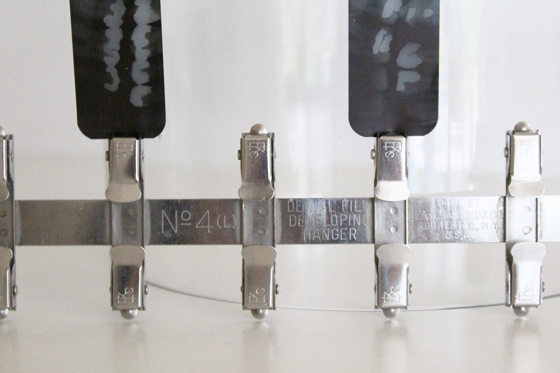 Vintage dental film hanger and xrays Eastman Kodak Co. Etsy
