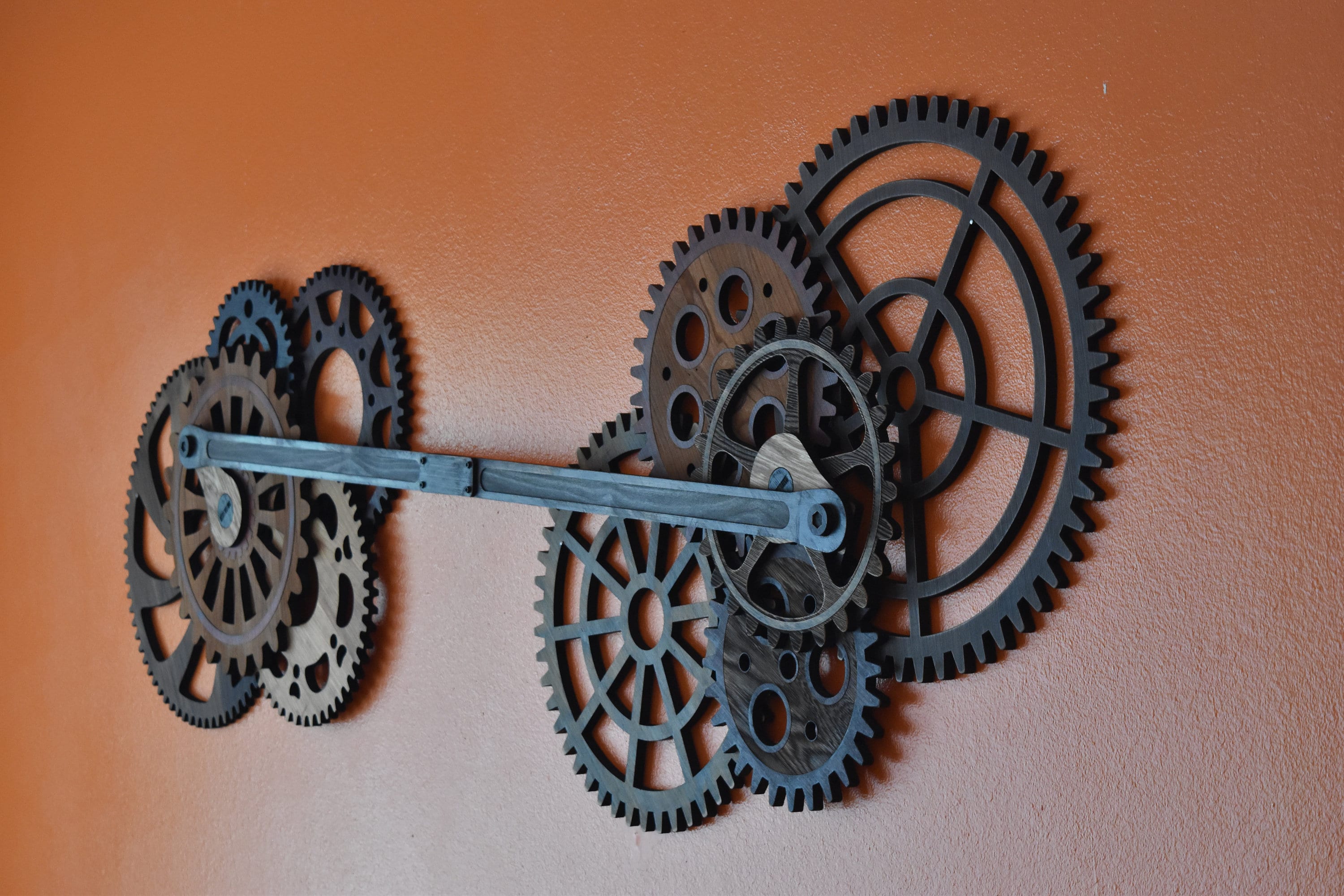 Gear art Steam Punk Gears Wall art Gears Wall Decor | Etsy