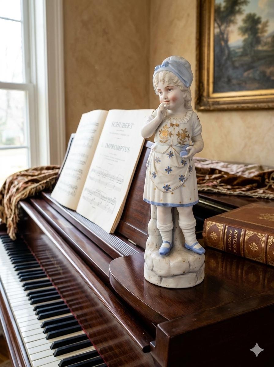 Porcelain Lady Piano - Etsy