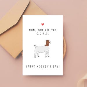 Mors dag-kort med boskapsutställningsmamma | Gettema (digital nedladdning)