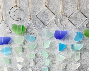 Mini Metal & Sea Glass Suncatchers