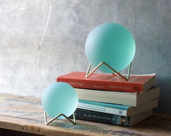 Seafoam - Super Jumbo Seaglass Ball w/ Driftwood or Geometric Metal Stand