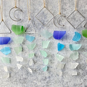 Mini Metal & Sea Glass Suncatchers image 1