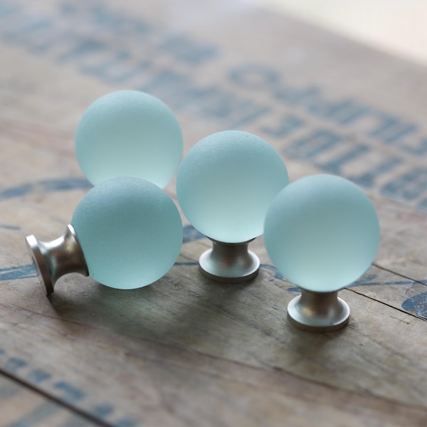 Sea Glass Drawer Knob - Seafoam
