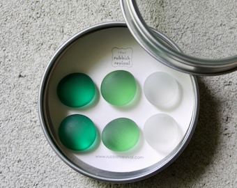 Glass Gem Magnets - Going Green