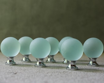 Sea Glass Drawer Knob - Seafoam