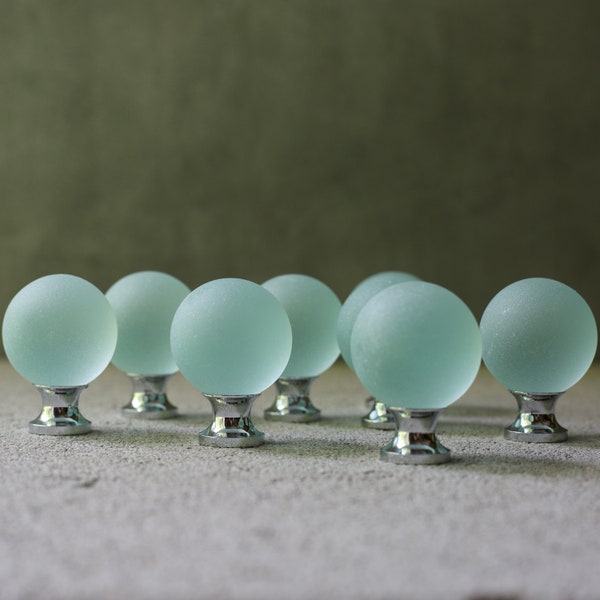 Sea Glass Drawer Knob - Seafoam