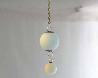 Glowing Opalite Suncatcher - Medium