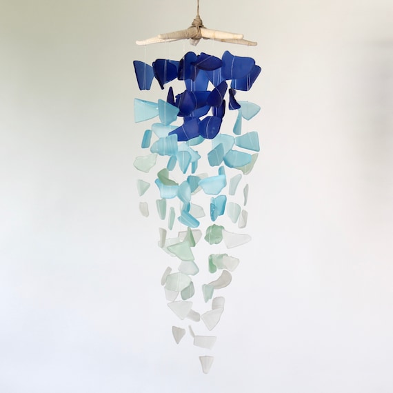 Sea Glass & Starfish Mobile Colossal Ombre Sea glass mobile, seaglass mobile, sea glass chandelier, seaglass windchime, sea glass art Sea Glass & Starfish Mobile Colossal Ombre Sea glass mobile, seaglass mobile, sea glass chandelier, seaglass windchime, sea glass art