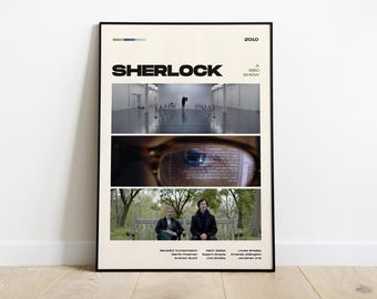 シャーロックのポスター、テレビ番組、デジタルダウンロード、BBCミステリーシリーズのウォールアート