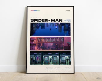 スパイダーマン：スパイダーバース ポスター、2018年アニメーションスーパーヒーロー、デジタルダウンロード