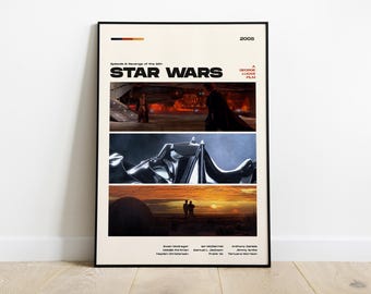 スター・ウォーズ エピソードIII ポスター、ジョージ・ルーカス、2005年