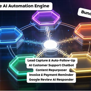 n8n Workflow Templates Package: AI Automation, Lead Capture, Chatbot (Direktnedladdning)