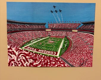The Dots of Denny – Alabama Football Fine Art Print