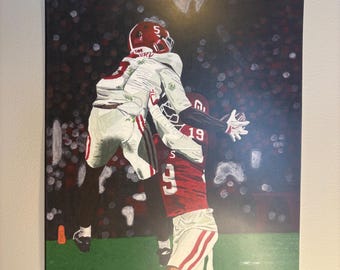Germie Bernard Catch – Alabama Football Fine Art Print