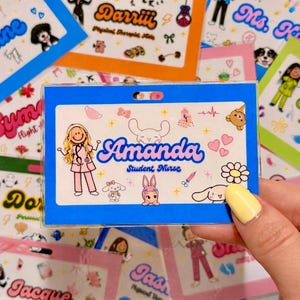 Personalized HORIZONTAL Badge Buddies: For Anyone and Everyone!