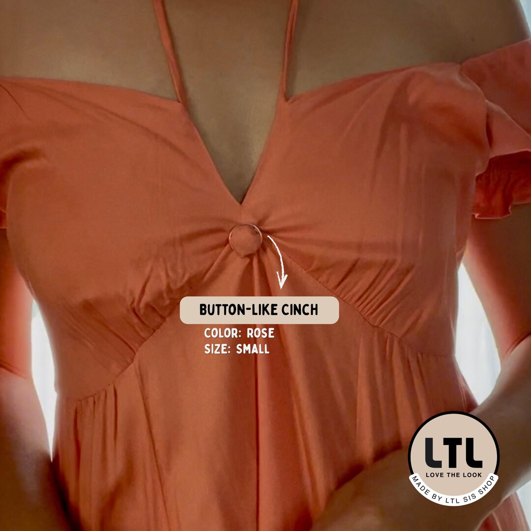 Rose Color – SMALL Size – 3d-printed Fabric Cinch Button – LTL Button ...