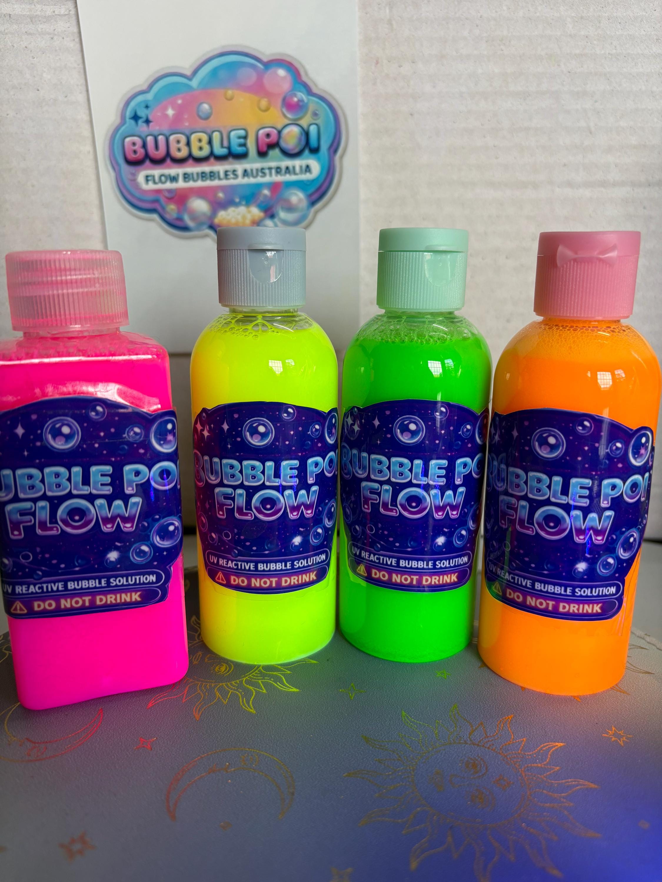 UV Reactive Bubble Solution 100mls