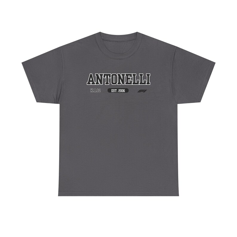 Kimi Antonelli Logo T Shirt (Unisex) | Mercedes F1 Inspired, Mercedes racing, F1 fan gift, Andrea Kimi Antonelli merch, Petronas F1 team image 6
