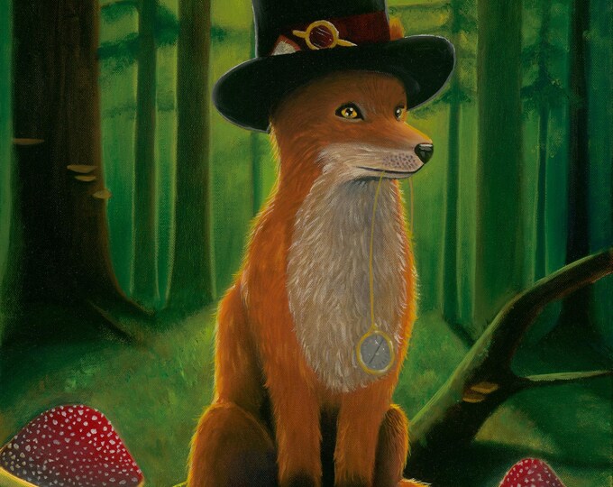 Mr. Fox | Original Oil Painting