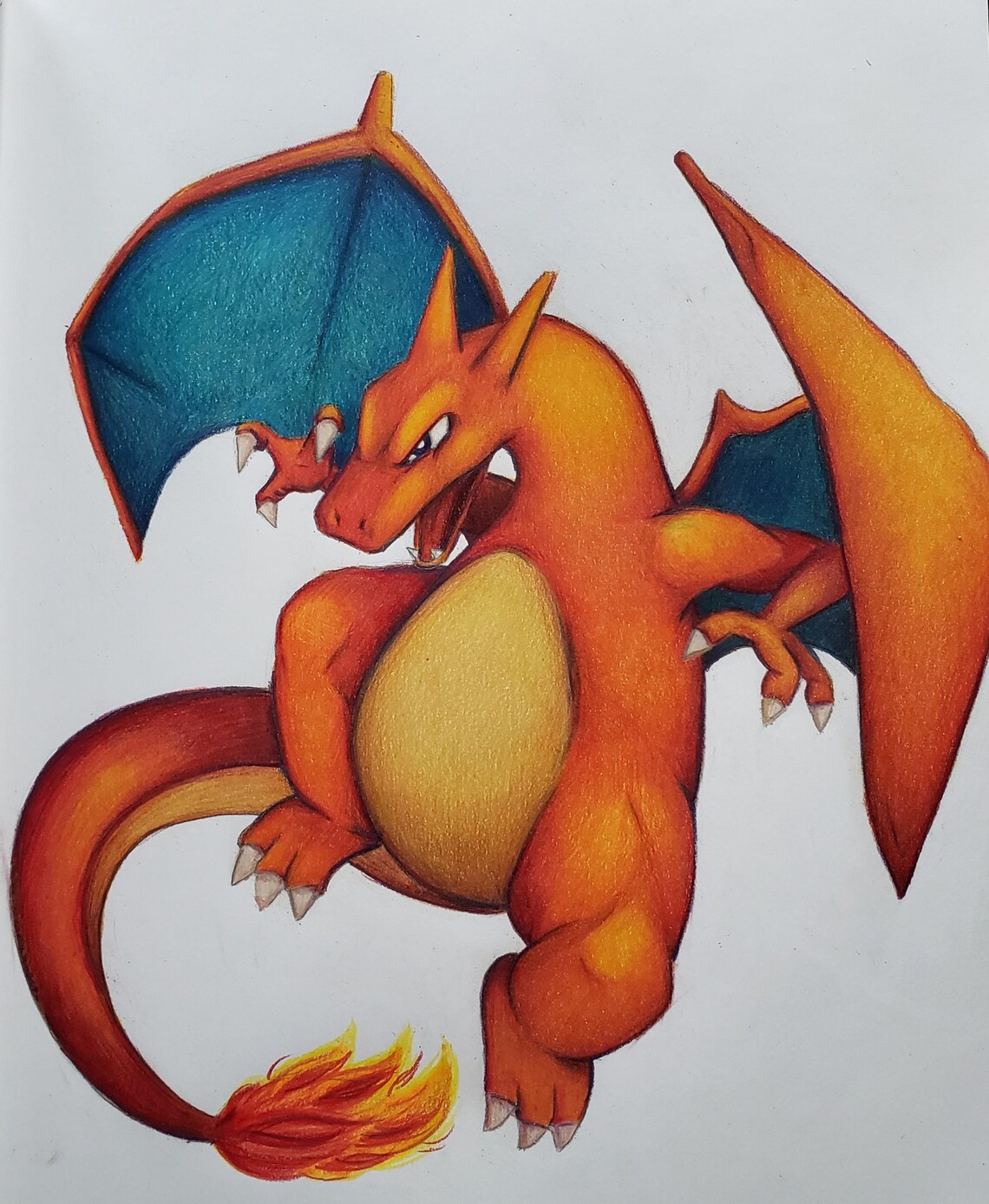 Charizard Glitter Sticker – 3