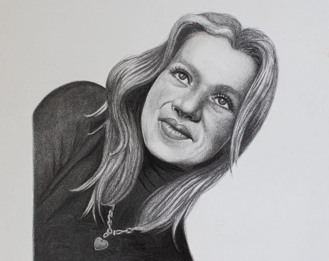 Custom Pencil Portraits – Hand-Drawn from Your Photos | Unique, Heartfelt, and Full of Personality