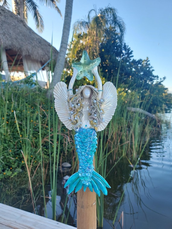 Rainbow Angel Mermaid tree topper
