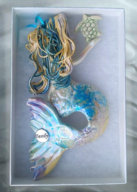 Rainbow Mermaid  ornament