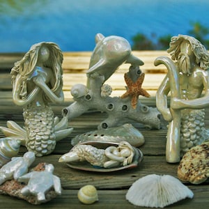 Nautical Nativity w/Dolphin and turtles