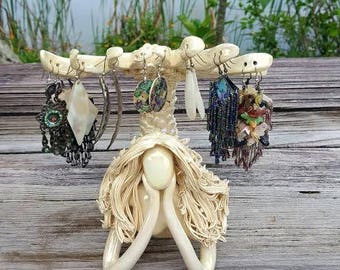 Mermaid earring holder