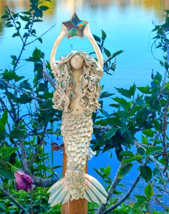 Mermaid Christmas tree topper