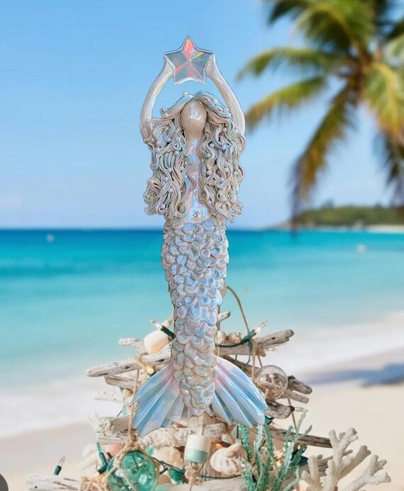 Mermaid Christmas tree topper