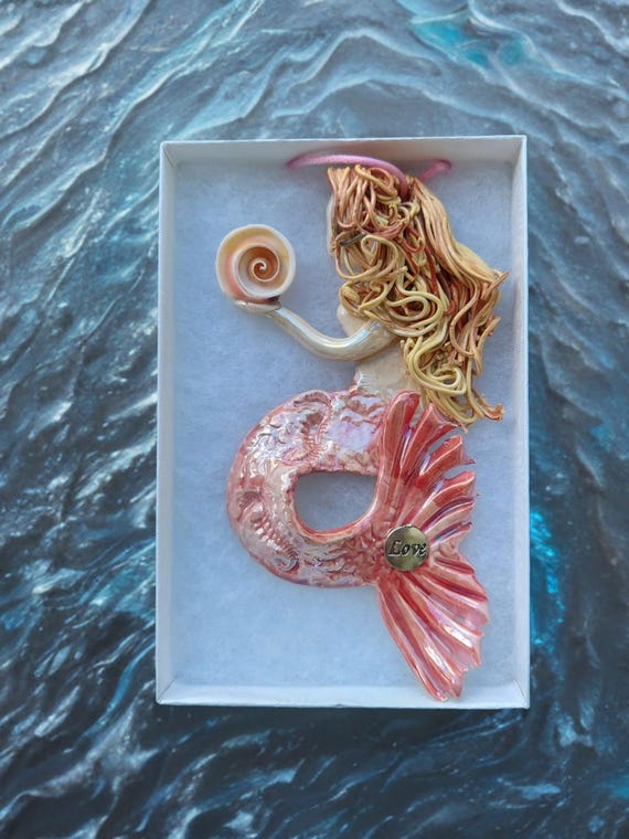 Strawberry blonde mermaid