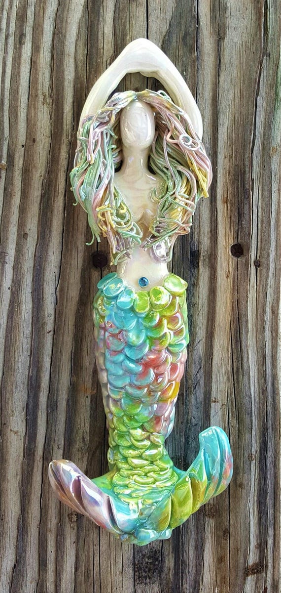 10 inch Rainbow Mermaid Hook