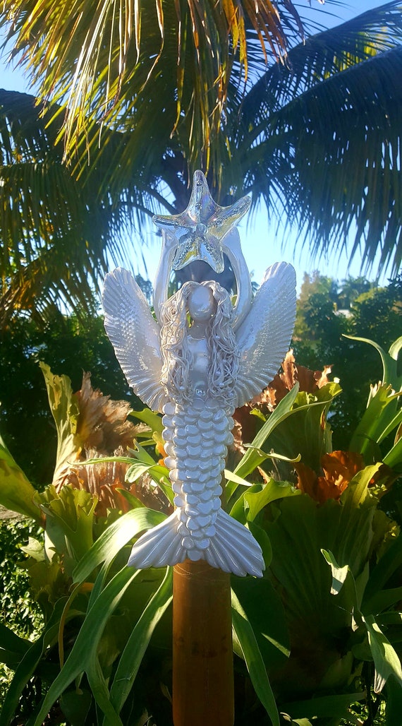 Mother of pearl Angel mermaid Tree Topper
