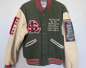Vintage levis varsity jacket 90s